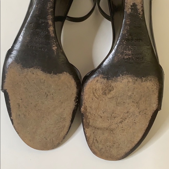 PRADA black wedges with straps - Picture 8 of 9